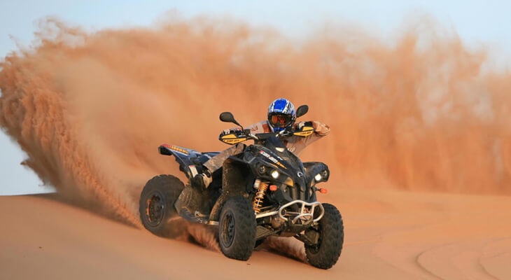 Evening Desert Safari With Quad Bike